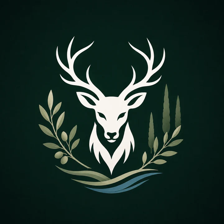 Greenwall Corfu-inspired antler emblem